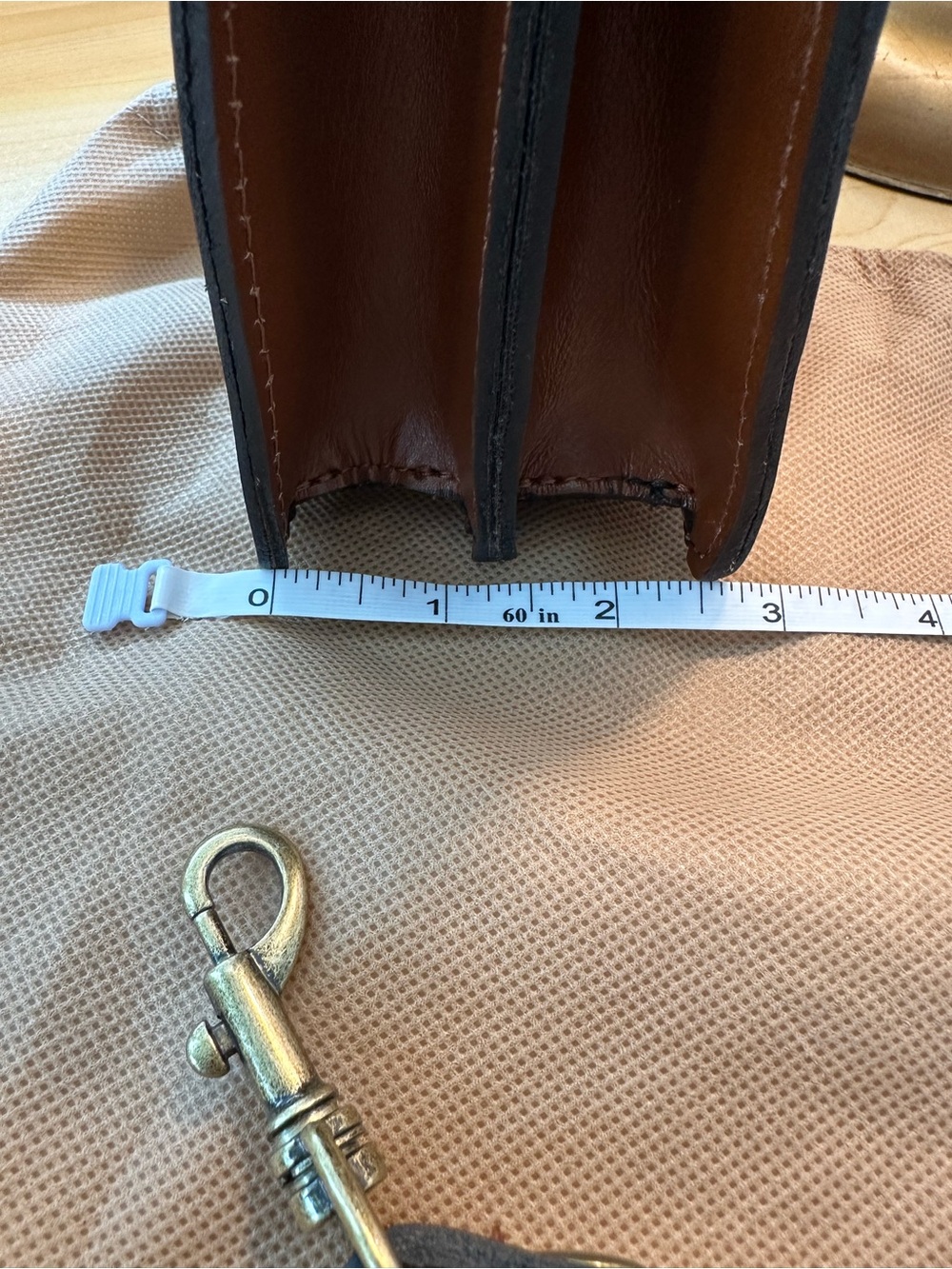 Patricia Nash Top Handle Brown Leather w Crossbody Strap - Picture 10 of 13